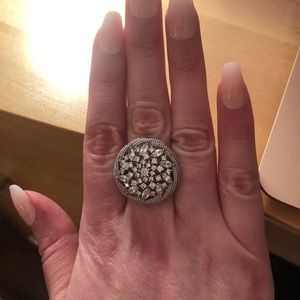 Swarovski silver ring